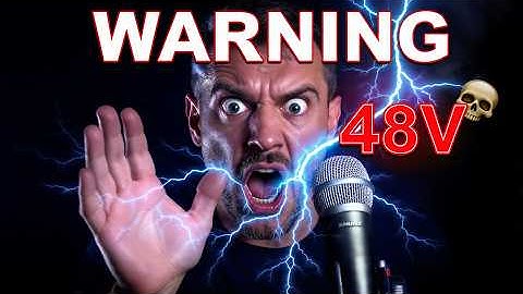 ¡PELIGRO de QUEMADURA! ⚡️ 48V DAÑA tu Micrófono DINÁMICO? (El Secreto de la Conexión XLR)