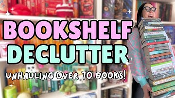Complete BOOKSHELF Refresh | Declutter, Organise & HUGE Unhaul 🧹📚✨