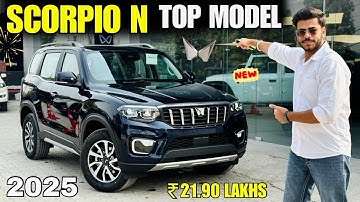 Mahindra Scorpio N Top Model 2025 Detailed Review ✅ Scorpio N Z8L Diesel Automatic Price & Features