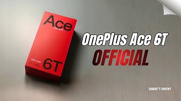 OnePlus Ace 6T officiële eerste blik - HET IS EINDELIJK HIER