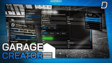 Fivem Script | Advanced Garage Creator (ESX, QBCore & Standalone)