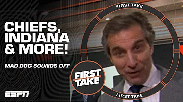 MAD DOG SOUNDS OFF 🔊 Chiefs get EVERY SINGLE CALL, Indiana is RIDICULOUS & more! 🗣️ | First Take