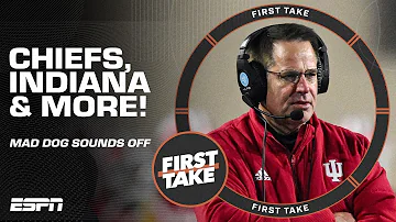 MAD DOG SOUNDS OFF 🔊 Chiefs get EVERY SINGLE CALL, Indiana is RIDICULOUS & more! 🗣️ | First Take