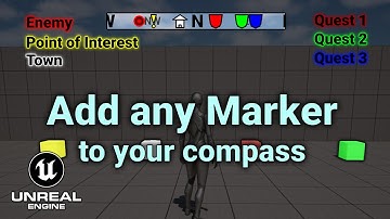 Add Any Markers To Compass Bar | Unreal Engine 5 Tutorial