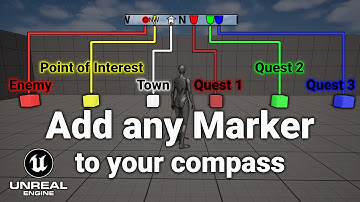 Add Any Markers To Compass Bar | Unreal Engine 5 Tutorial