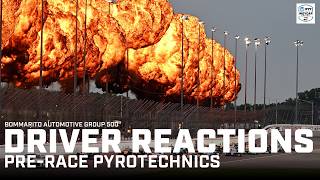 Drivers React to Pre-Race Pyro | 2025 Bommarito Automotive Group 500 | INDYCAR
