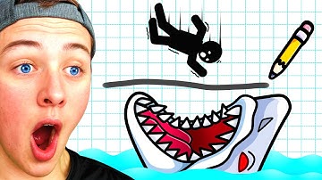 SAVING my STICKMAN from INSTANT DEATH in Draw 2 Save!