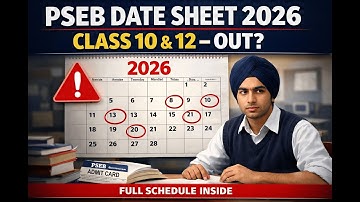 Punjab Board Date Sheet 2026 | Class 10th & 12th Exam Dates