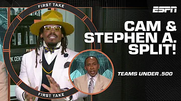 Stephen A. & Cam Newton SPLIT on which team under .500 has BEST chance to make playoffs | First Take