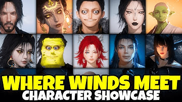 Where Winds Meet Character Creation Showcase | BEAUTIFUL & CRAZY MALE & FEMALE CHARACTERS!