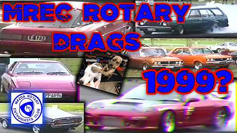 MAZDA ROTARY Drag Day! Meremere NZ! 26 year Old Footage!!