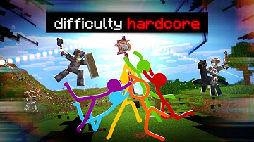 Hardcore Manhunt - Animation vs. Minecraft Shorts Ep 37