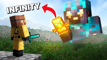 Minecraft Manhunt, But The Hunter Is Invincible