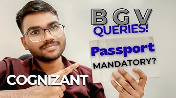 Cognizant BGV Queries Explained | Passport, Name Mismatch & Joining Process