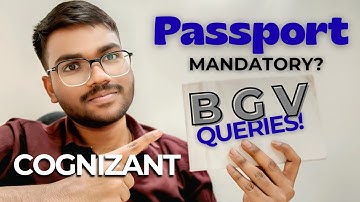 Cognizant BGV Queries Explained | Passport, Name Mismatch & Joining Process