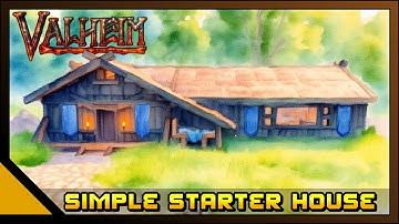 Valheim: Starter Base - Wood Only & Beginner Friendly - (Build Guide)