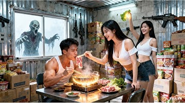 Reborn before zombies, he dumps fiancée, builds safehouse, gains beauty, becomes king!