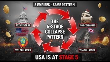 The 6-Stage Empire Collapse Model: Spain to the USSR—America Just Entered Phase 5