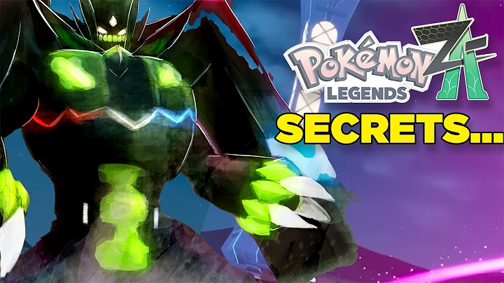 The HIDDEN Map in Pokemon Legends Z-A…