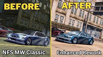 🔥 NFS MW 2005 – Enhanced Rework vs Original | Ultimate 4K Comparison!