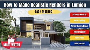 How to Make Realistic Renders in Lumion | Complete Lighting & Effects Setup