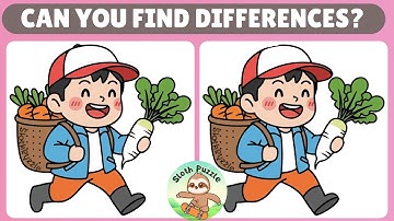 🦥 🧩 Zoek 3 verschillen | Test je scherpe ogen l EP 4 🧩