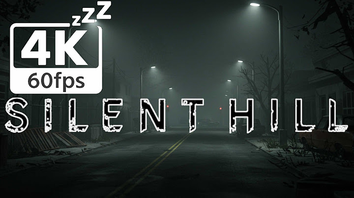 Fall Asleep To: Silent Hill (1999) | with Scan-lines 4k 60FPS