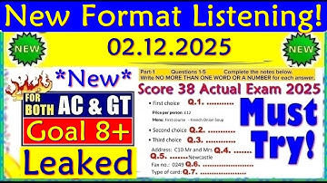 IELTS LISTENING PRACTICE TEST 2025 WITH ANSWERS | 02.12.2025