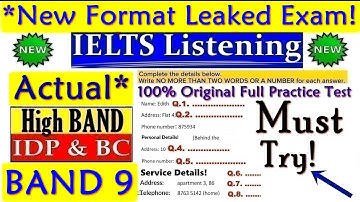 IELTS LISTENING PRACTICE TEST 2025 WITH ANSWERS | 02.12.2025