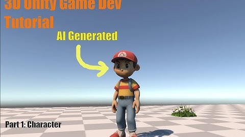 AI Generated Character in Unity? Full 3D Game Dev Tutorial (Beginner Friendly)