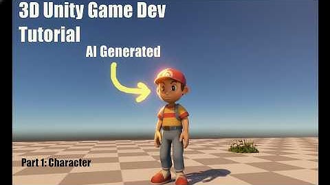 AI Generated Character in Unity? Full 3D Game Dev Tutorial (Beginner Friendly)