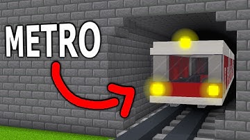 Minecraft: 15+ Metro Station Build Hacks!