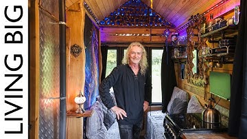Craftsman Builds a Magical Fantasy Tiny Home in His Woodland