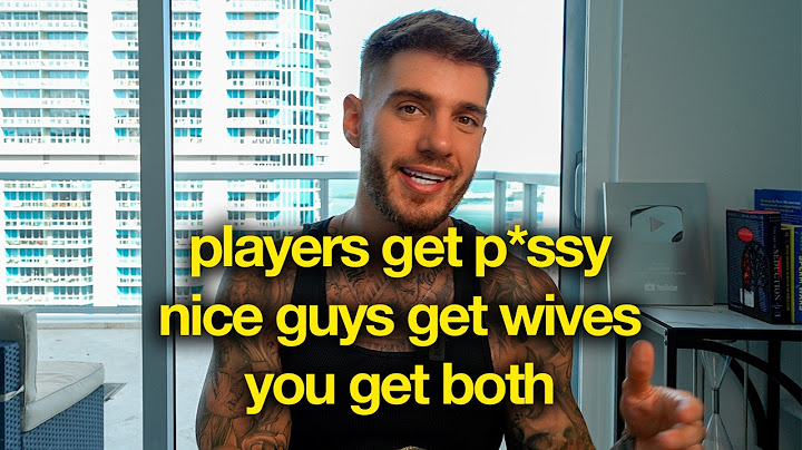 Ultimately, a Woman Wants a "Nice Player"