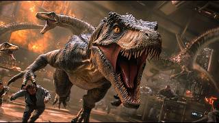 🦖Lab out of control! 😱 Billions of velociraptors hatch... Hungry for humans!💀#dinosaur #movie #film