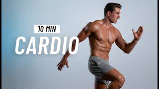 10 Min Cardio Workout - Burn Calories Fast at Home (No Equipment)