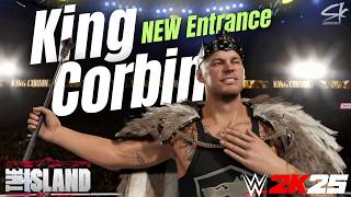 WWE 2k25 Unlockables King Corbin Entrance REVEALED! (The Island Mode)
