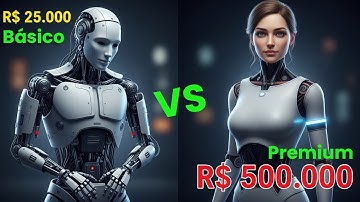 💰 ROBÔ DE R$ 25 MIL vs R$ 500 MIL - Diferença IMPRESSIONANTE!
