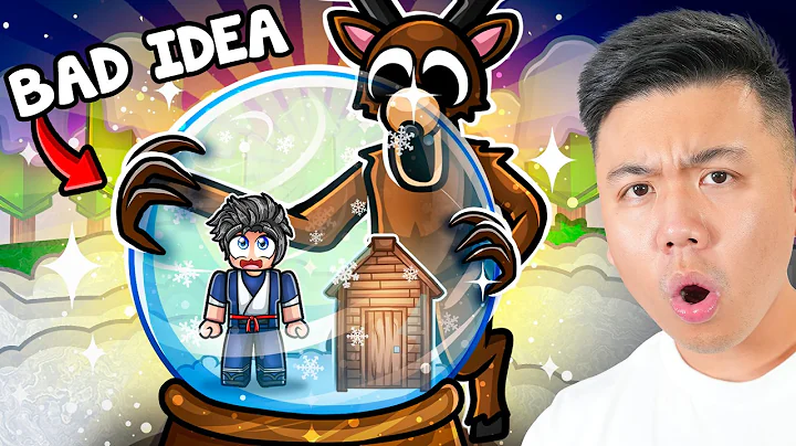 Surviving in a SNOWGLOBE For 99 Nights In The Forest