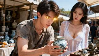 窮小夥意外獲得透視神眼能力，一眼看出古董價值狂賺千億，娶3個性感車模當老婆！#逆襲 #窮小子