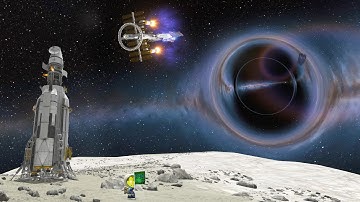 Building a WORMHOLE GATEWAY Station in KSP!