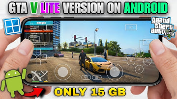 (ONLY 15GB) GTA V LITE Di Android 60 FPS - Mod Menyoo + Savedata Winlator Bionic OFFLINE