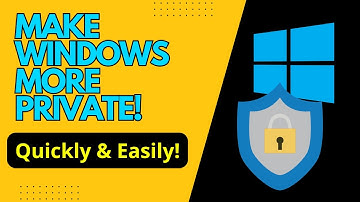 Make Windows More Private in 1 Minute! (Protect Your Privacy on Windows 10/11 – Easy Guide)