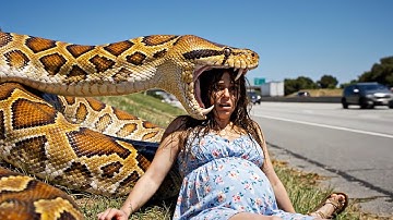 He Saw A Giant Python Attack A Pregnant Woman And Did THIS! The Most Heroic Rescue Ever filmed
