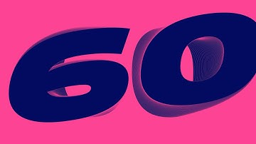 Georama (variable font) — 60-second countdown