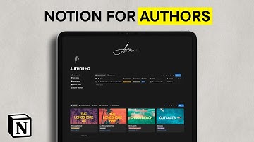 Author Notion Template  - AuthorHQ FULL DEMO