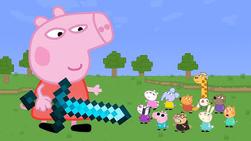 10 Minecraft Speedrunners vs GIANT Peppa