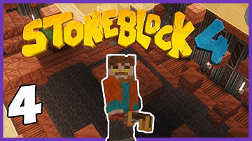 Machinist Vault Adventure in FTB Stoneblock 4 – Echo of the Machinist & World Engine Upgrade! (Ep 4)