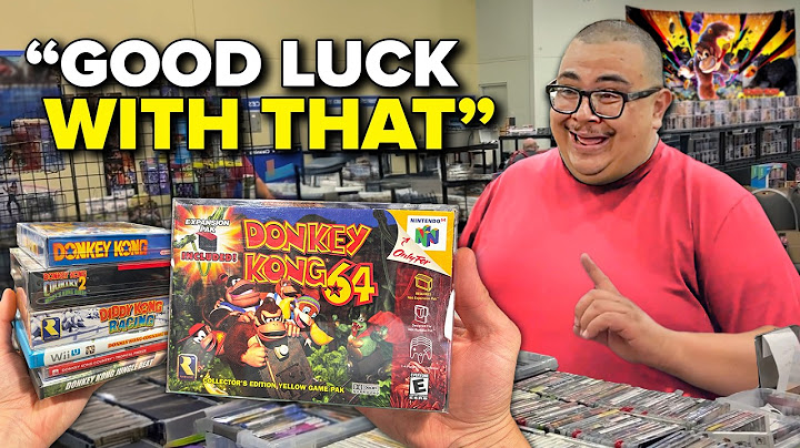 I Tried Finding Every Donkey Kong Game in ONE DAY.