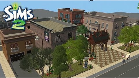Chinatown Village and Apartments🏮Sims 2 Speed Build